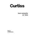 CURTISS LV1242 Instrukcja Obsługi