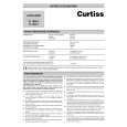CURTISS TL852V Instrukcja Obsługi